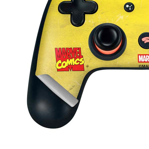 Marvel Classic Comics Captain America Google Stadia Controller Skin